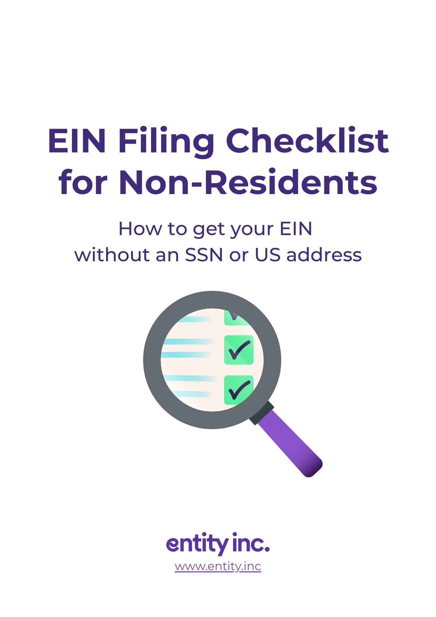 Four mockups of checklist with modern design.